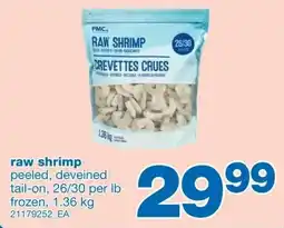 Wholesale Club raw shrimp offer
