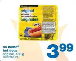 Wholesale Club no name hot dogs offer