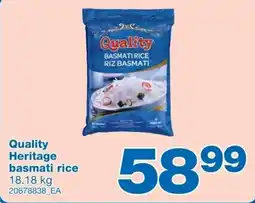 Wholesale Club Quality Heritage basmati rice offer