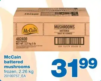 Wholesale Club McCain battered mushrooms offer