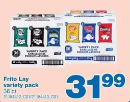 Wholesale Club Frito Lay variety pack offer