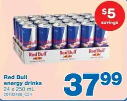 Wholesale Club Red Bull energy drinks offer