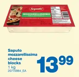 Saputo mozzarellissima cheese blocks