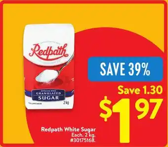 Walmart Redpath White Sugar offer