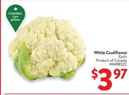 Walmart White Cauliflower offer