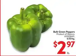 Walmart Bulk Green Peppers offer