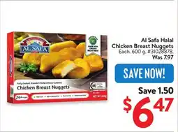 Walmart Al Safa Halal Chicken Breast Nuggets offer