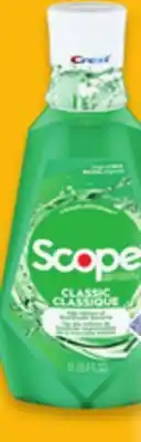Walmart Scope Classic Mouthwash 1 L offer