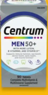Walmart Centrum Men 50+ Multivitamins 90s offer