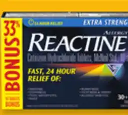 Walmart Reactine 40s Allergy Relief offer