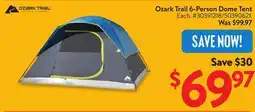 Walmart Ozark Trail 6-Person Dome Tent offer