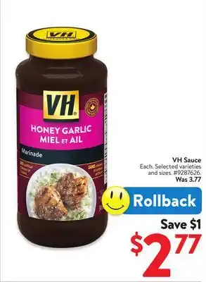 Walmart VH Sauce offer