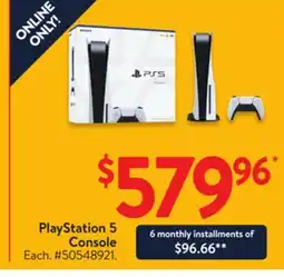 Walmart PlayStation 5 Console offer