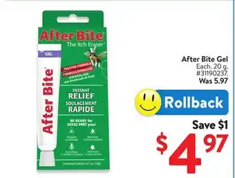 Walmart After Bite Gel offer