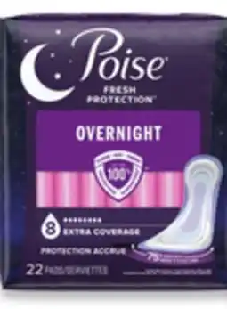 Walmart Poise Incontinence Pads offer