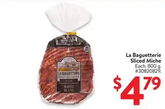 Walmart La Baguetterie Sliced Miche offer