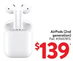 Walmart AirPods (2nd generation) offer