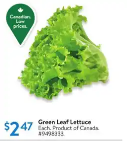 Walmart Green Leaf Lettuce offer