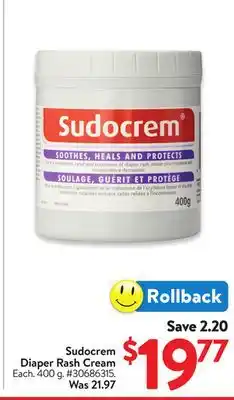 Walmart Sudocrem Diaper Rash Cream offer