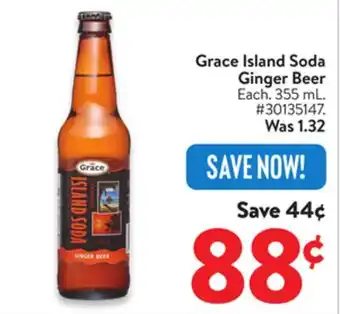 Walmart Grace Island Soda Ginger Beer offer