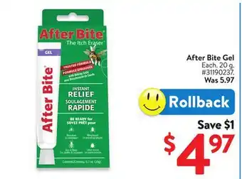 Walmart After Bite Gel offer