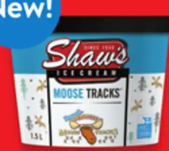 Walmart Shaw's Ice Cream Tubs offer