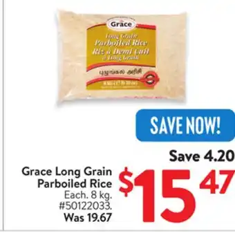 Walmart Grace Long Grain Parboiled Rice offer