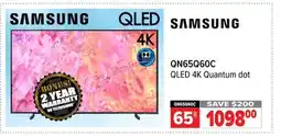 2001 Audio Video SAMSUNG QLED 4K Quantum dot offer