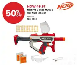 Toys R us Nerf Pro Gelfire Mythic Full Auto Blaster offer