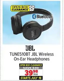 2001 Audio Video JBL Wireless On-Ear Headphones offer