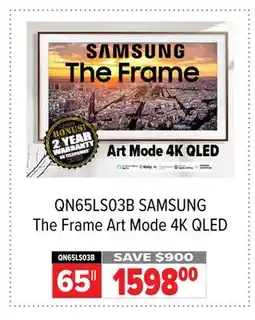 2001 Audio Video Samsung 65 The Frame Art Mode 4K QLED offer