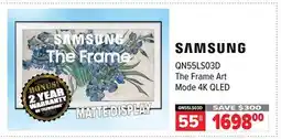 2001 Audio Video Samsung 55|| The Frame Art Mode 4K QLED offer