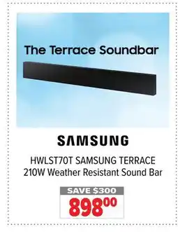 2001 Audio Video SAMSUNG TERRACE 210W Weather Resistant Sound Bar offer