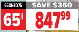 2001 Audio Video LG 65 TV QUANTUM DOT NANOCELL 4K offer