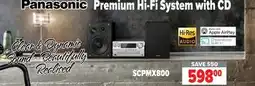 2001 Audio Video Panasonic Premium Hi-Fi System with CD offer