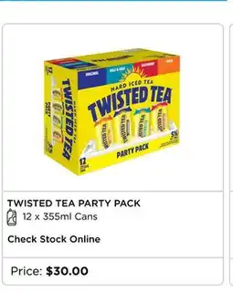 The Beer Store Twisted Tea Party Pack offer