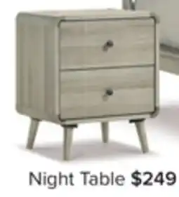 Leon's Kaiya Night Table - Antique Grey offer