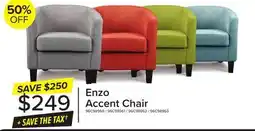 Leon's Enzo Accent Chair - Grey offer