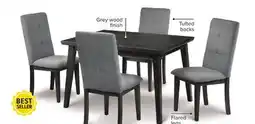 Leon's Carson 5-Piece Dining Set - Grey offer