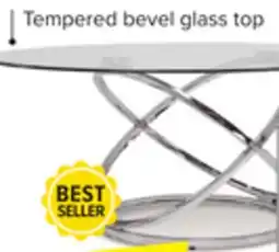 Leon's Axis Coffee Table - Chrome offer