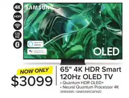 Leon's Samsung 65 OLED 4K Smart TV - QN65S95CAFXZC offer