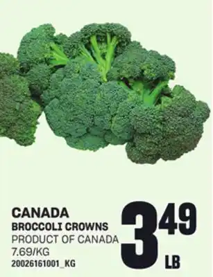 Loblaws BROCCOLI CROWNS offer