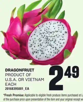 Loblaws DRAGONFRUIT, EACH offer