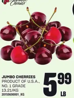 Loblaws JUMBO CHERRIES offer