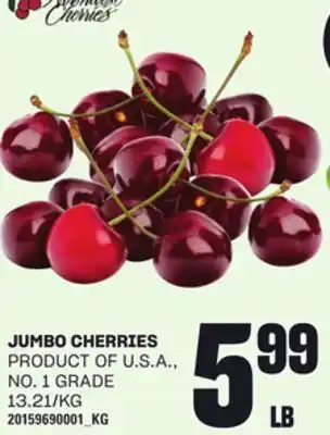 Loblaws JUMBO CHERRIES offer