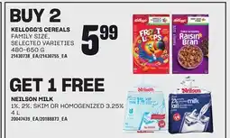 Loblaws KELLOGG'S CEREALS, 480-650 G offer