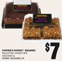 Loblaws FARMER'S MARKET SQUARES, 400/450 G offer