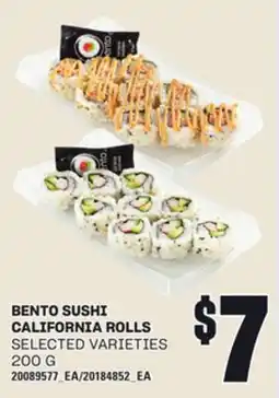 Loblaws BENTO SUSHI CALIFORNIA ROLLS, 200 G offer