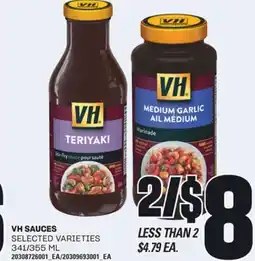 Loblaws VH SAUCES, 341/355 ML offer