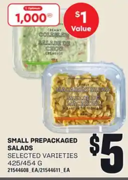 Loblaws SMALL PREPACKAGED SALADS, 425/454 G offer